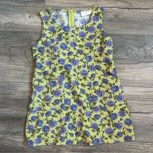 Monnalisa bimba kids green blue purple floral dress girls size 3t 3